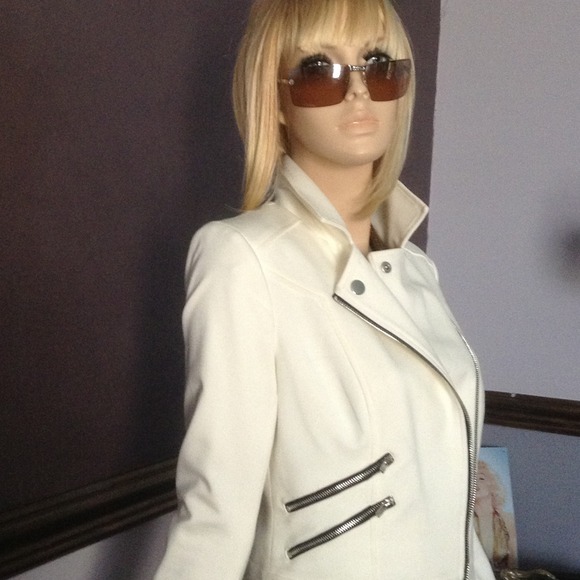 WHITE BEBE JACKET - Picture 2 of 4