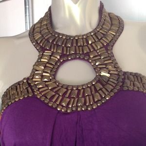 Cute purple top by lipstick