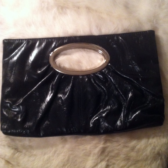 Black Express Clutch Bag