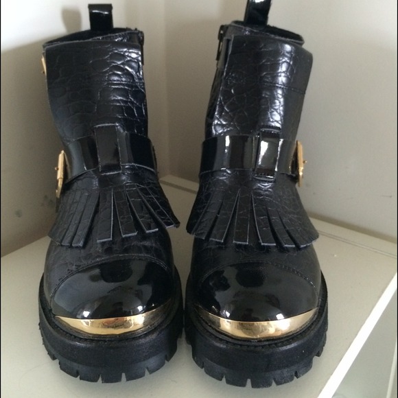 rocker chic top shop boots - Picture 2 of 3