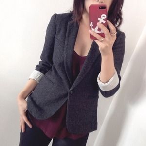 ✖️SOLD✖️T. BABATON Tweed Blazer
