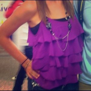 Dressy purple tank!