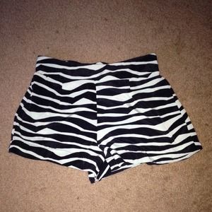 Silky high waisted shorts