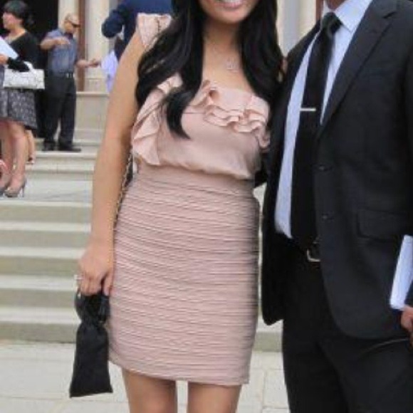 One Shoulder Ruffle Dress - Picture 2 of 2