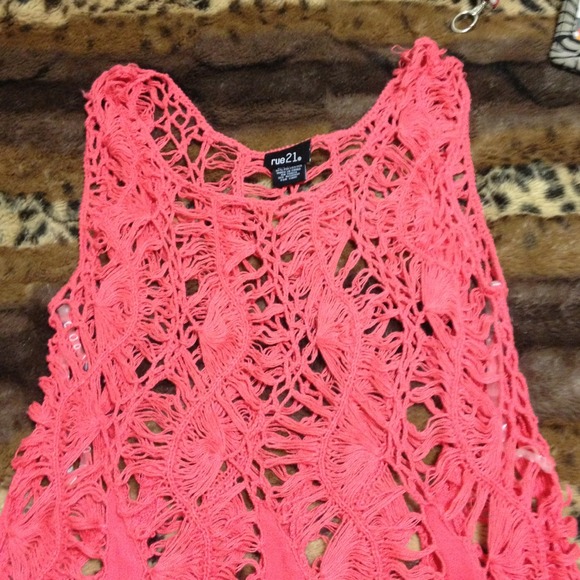 Rue 21 open knit shirt