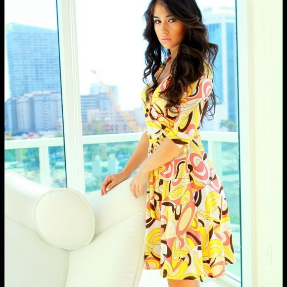 Chiara wrap dress