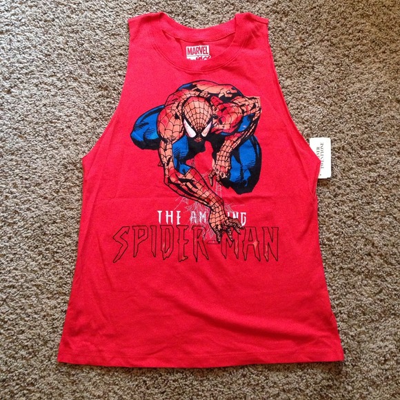 NWT Spiderman Muscle Tank