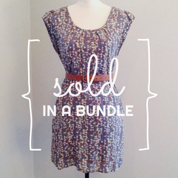 :: SOLD IN A BUNDLE :: Geometric Tunic Dress