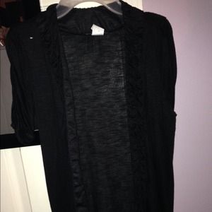 Black cardigan