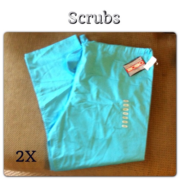 NWT Turquoise scrub pants