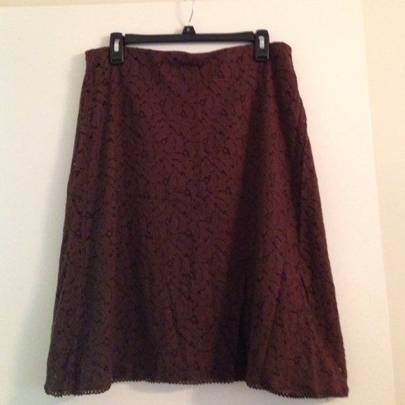 Brown Apt. 9 skirt