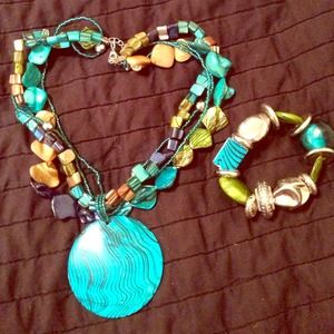 BUNDLE: Necklace ONLY & Charming Charlie Top