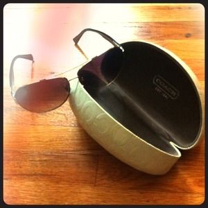 Coach aviator sunglasses