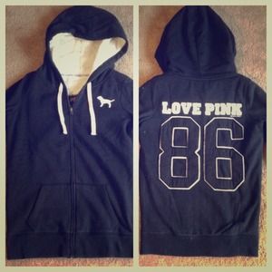 Black Victoria's Secret Pink Jacket