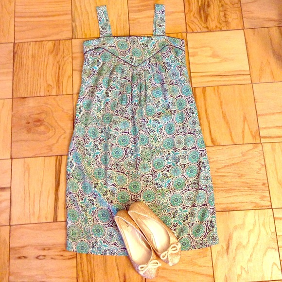 100% silk Paisley dress
