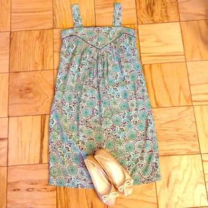 100% silk Paisley dress