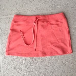 CAN SHIP TODAY Coral Drawstring Mini Skirt M New