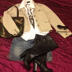 MILITARY TREND Khaki Military Jacket by Rampage