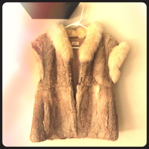 Rabbit fur coat. Fur Origin, France. Dry Clean.