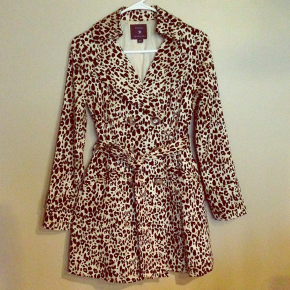 leopard trench coat forever 21