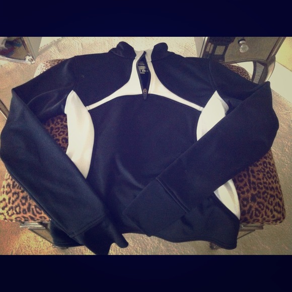 Dri fit black and white jacket lined