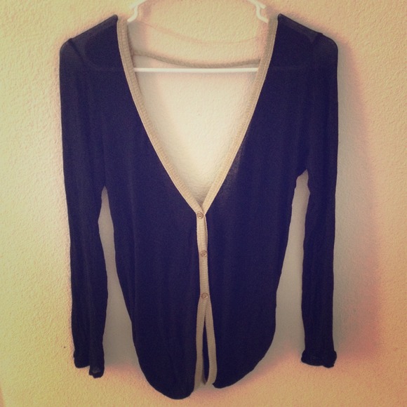 Black & gold cardigan