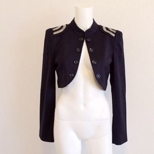 ❌SOLD❌SUPER BOWL SALE🏈CROPPED NAVY BLUE JACKET
