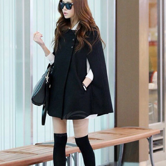 Scoop Neck wool Poncho: COMING SOON! - Picture 2 of 3