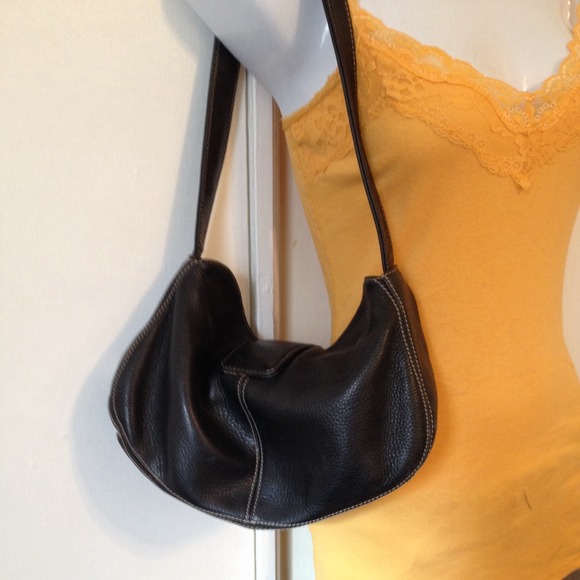 Bundled π Franco Sarto Black Leather Purse - Picture 3 of 4