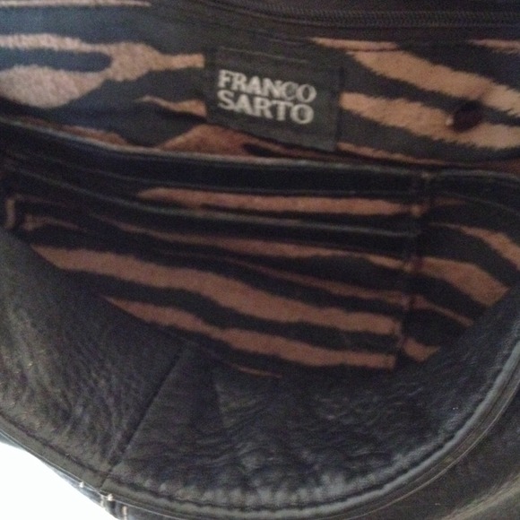 Bundled π Franco Sarto Black Leather Purse - Picture 4 of 4