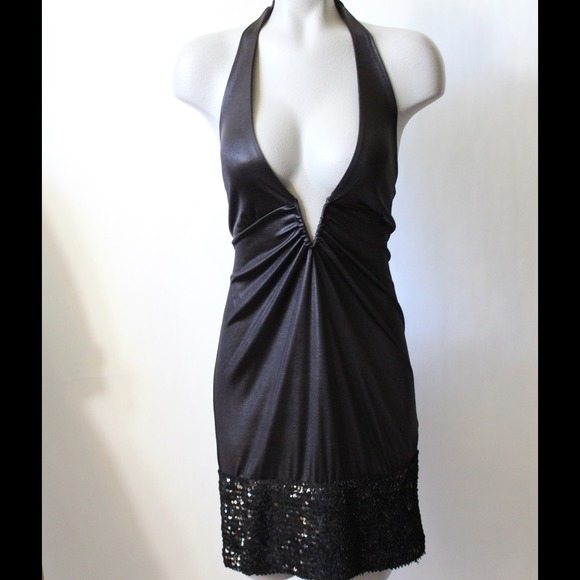 Black Halter Dress