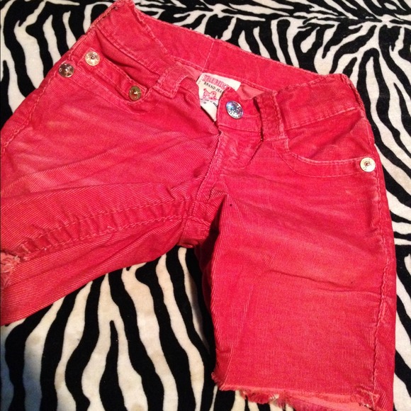 true religion kids shorts