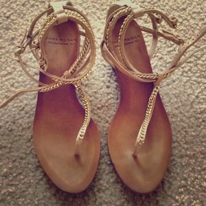 ❤Zara Gold Chain Sandals❤