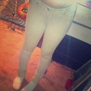 Khaki jeggings