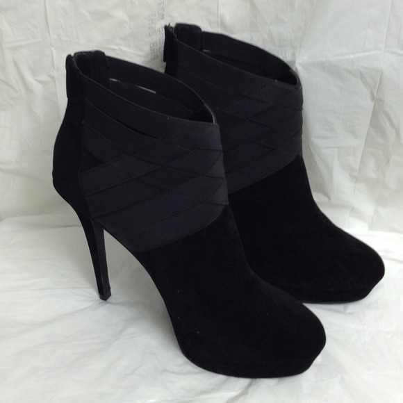 Colin Stuart boots - black suede with trim!
