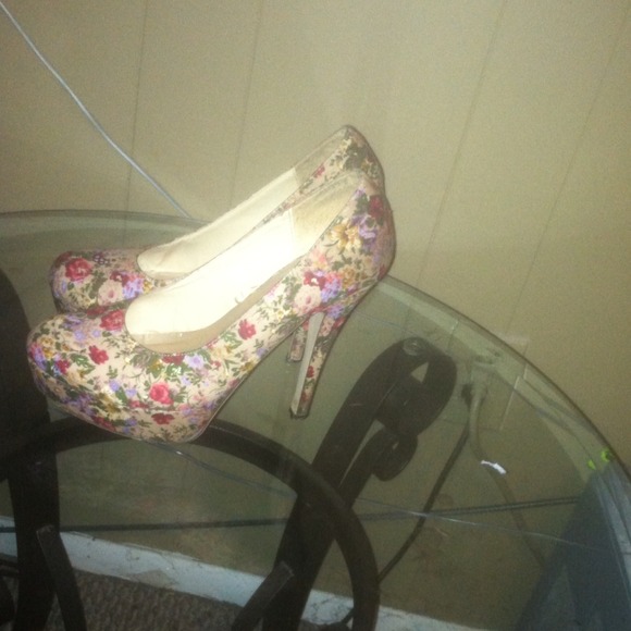 Floral heels