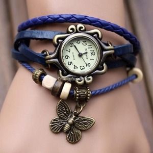 🚫SOLD🚫🆕VINTAGE BUTTERFLY INFINITY WATCH.