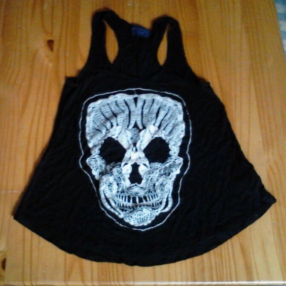 Lace Skull Tank