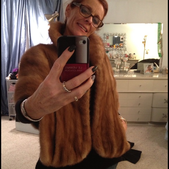 Coat/Cape Mink Fur Bundled