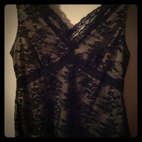 Size large. Double v- front and back.