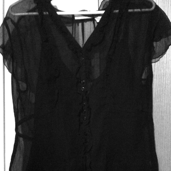 Sheer top with cami