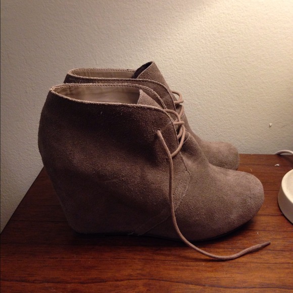 Taupe Suede Dolce Vita Booties