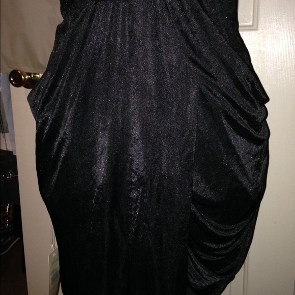 BCBG MAXAZRIA RUNWAY SEXY BLACK DRESS ORG $248 - Picture 2 of 4