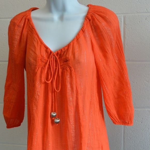 ***SOLD***Ella moss gauze blouse xs