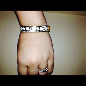 REDUCED Coach rings and bangle bracelet