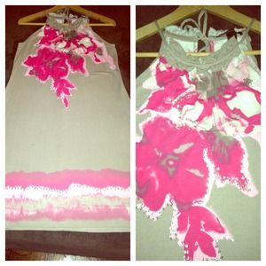 INC knee length dress