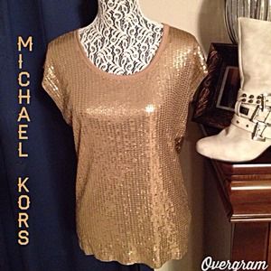Michael Kors Tops - Michael Kors sequin top🎉Host Pick🎉 Michael Kors Tops - Michael Kors sequin top🎉Host Pick🎉
