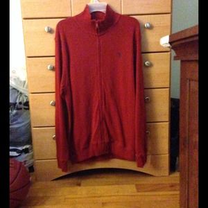 NEW men's dark red USPA sweater