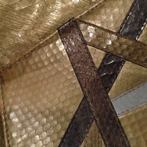 vintage Bags - Vintage gold/mixed metal snakeskin clutch vintage Bags - Vintage gold/mixed metal snakeskin clutch