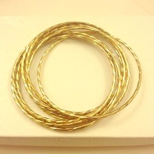 Gold Bangle Bracelet